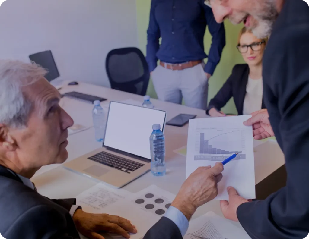 Business people discussing during a meeting