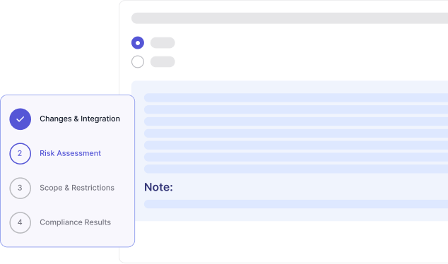 Step 2 - Risk Assessment & Classification